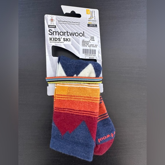 New Smartwool Kids Ski Socks - Picture 1 of 4